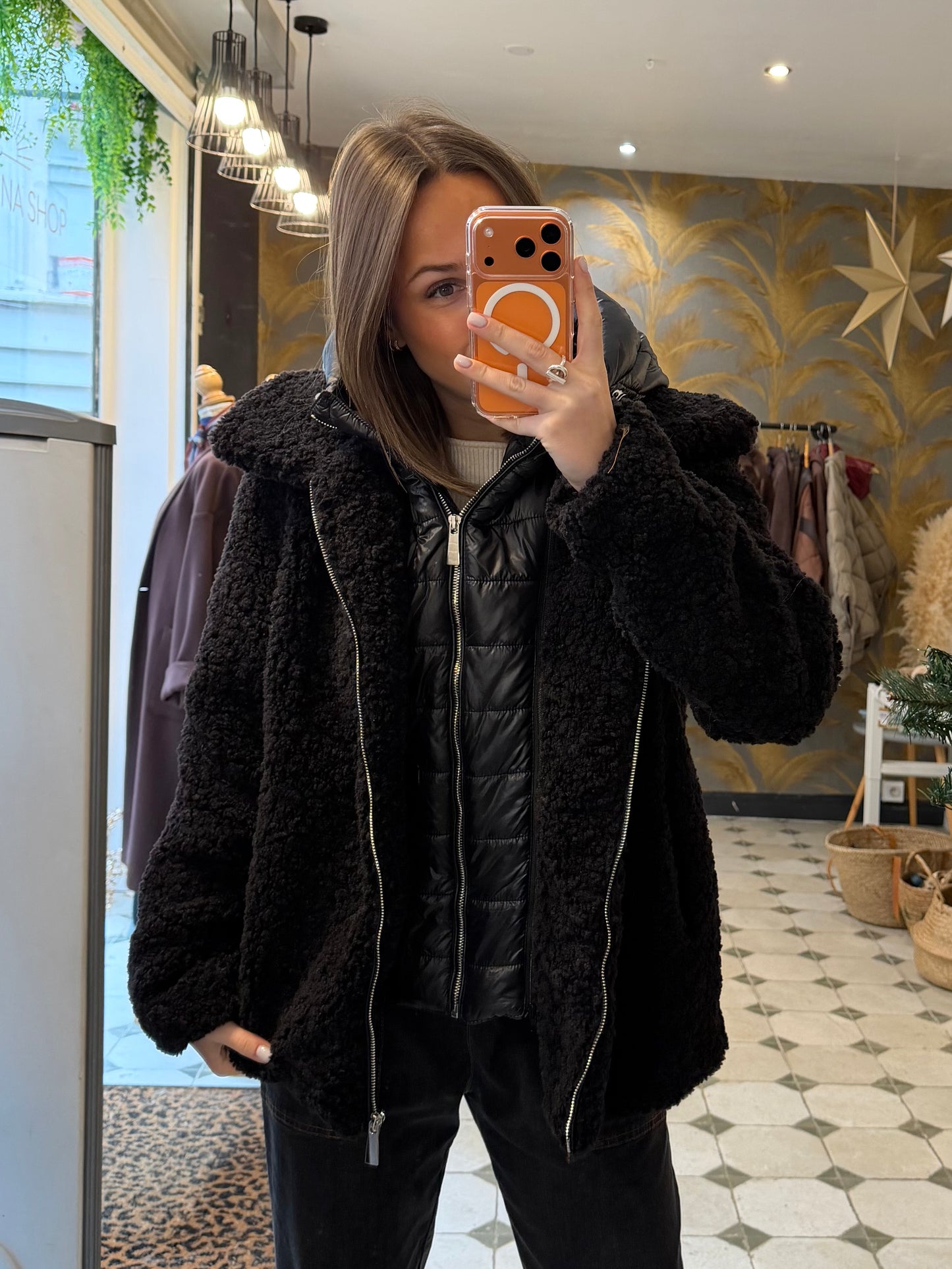 Doudoune bi-matière - Johanna Paris