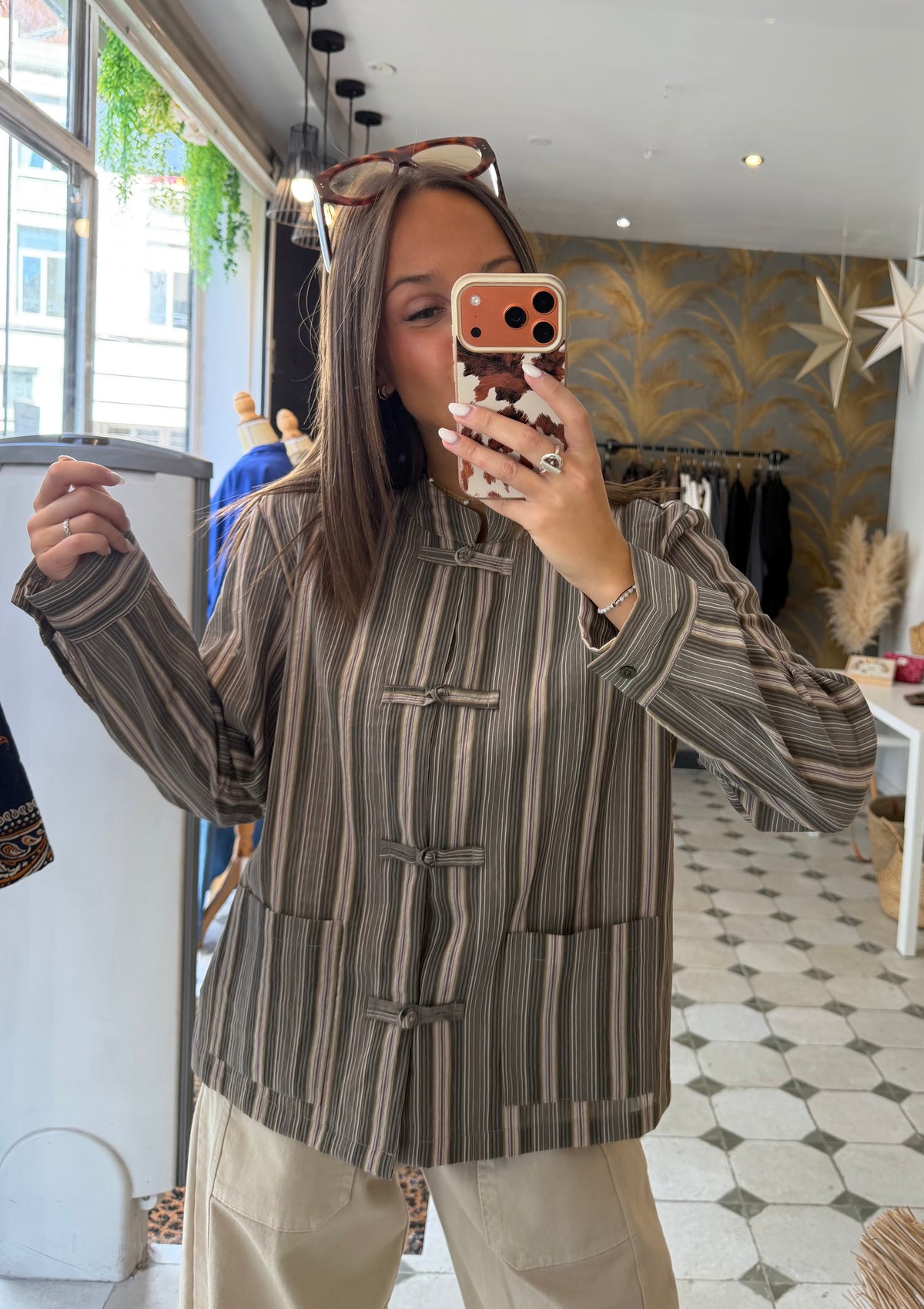 Chemise brandebourgs - Johanna Paris