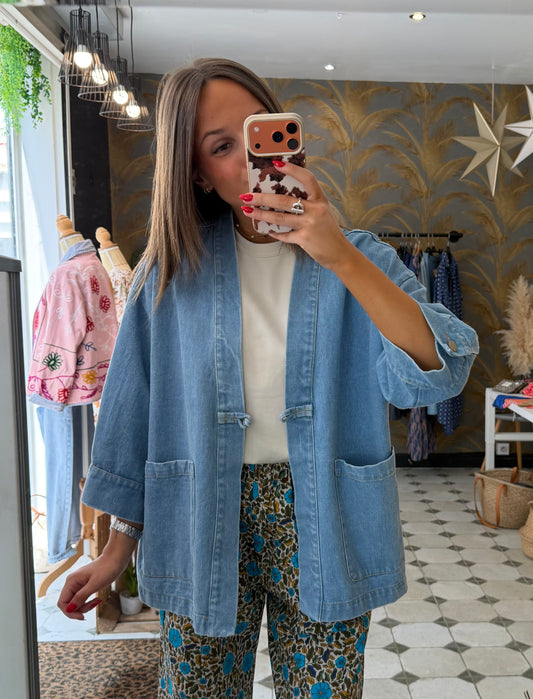 Kimono en jean  - Johanna Paris
