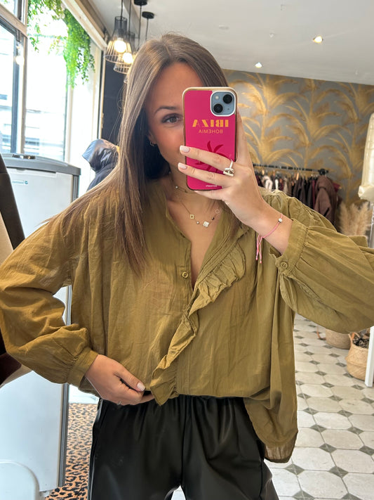 Chemise Soline curry - Johanna Paris