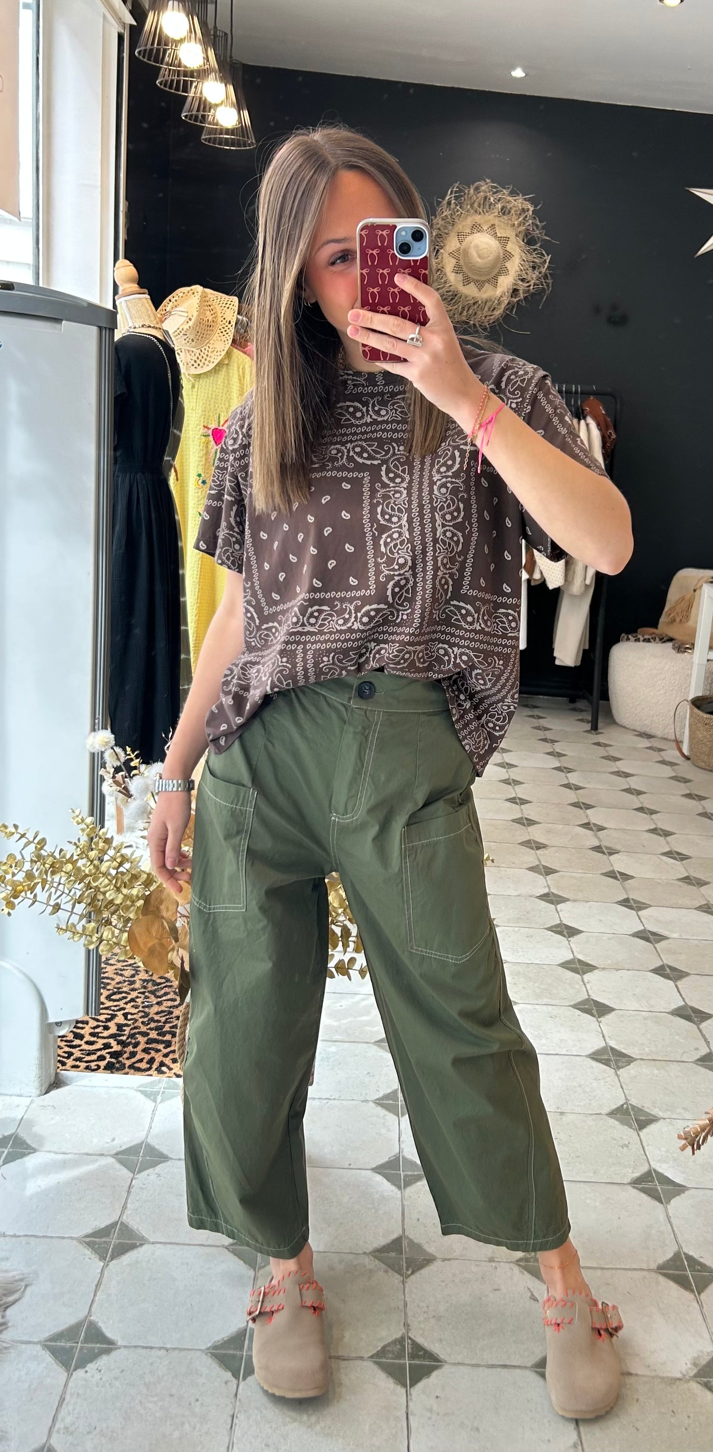 Pantalon Octave kaki- Johanna Paris