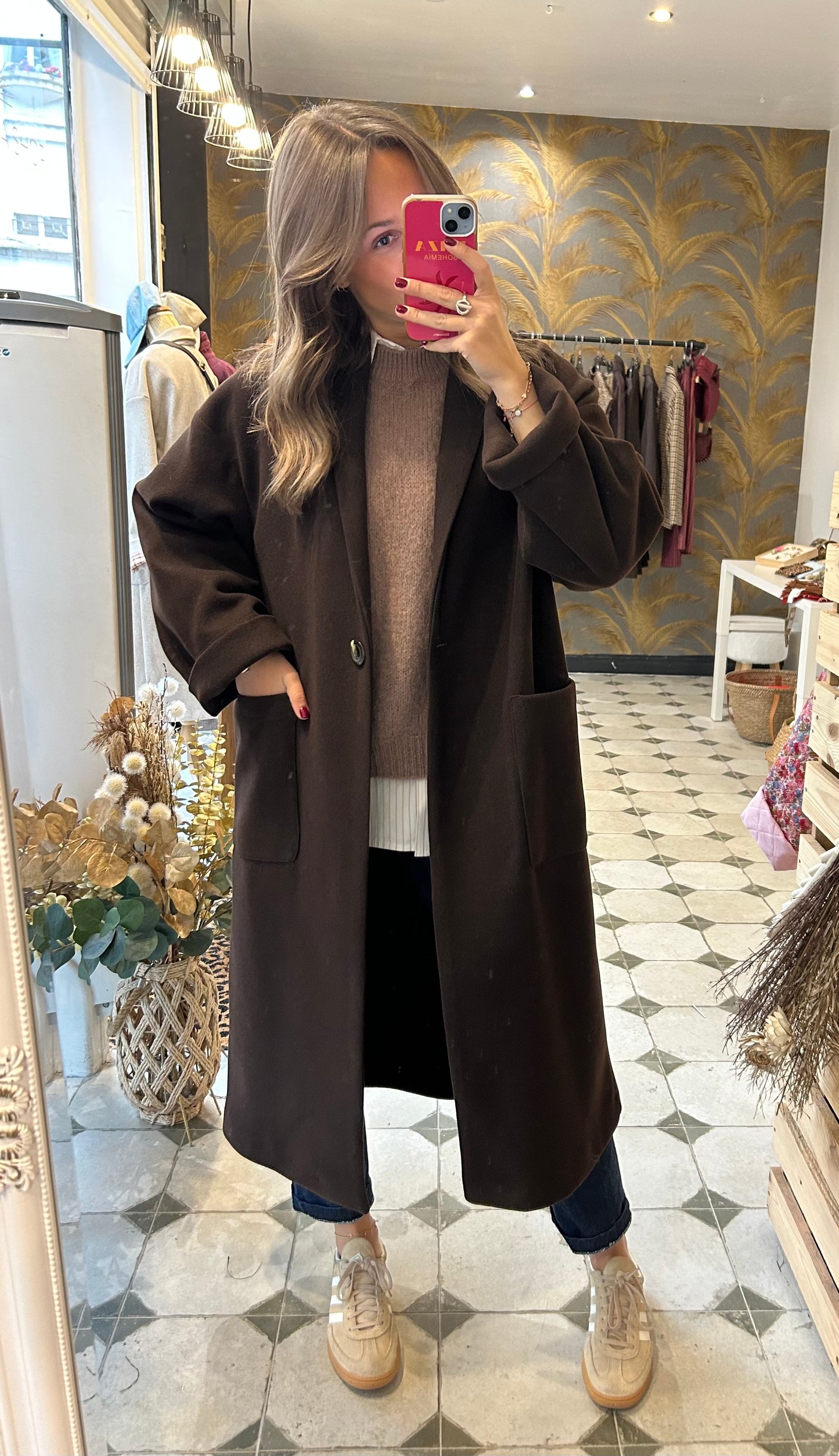 Manteau Tom chocolat