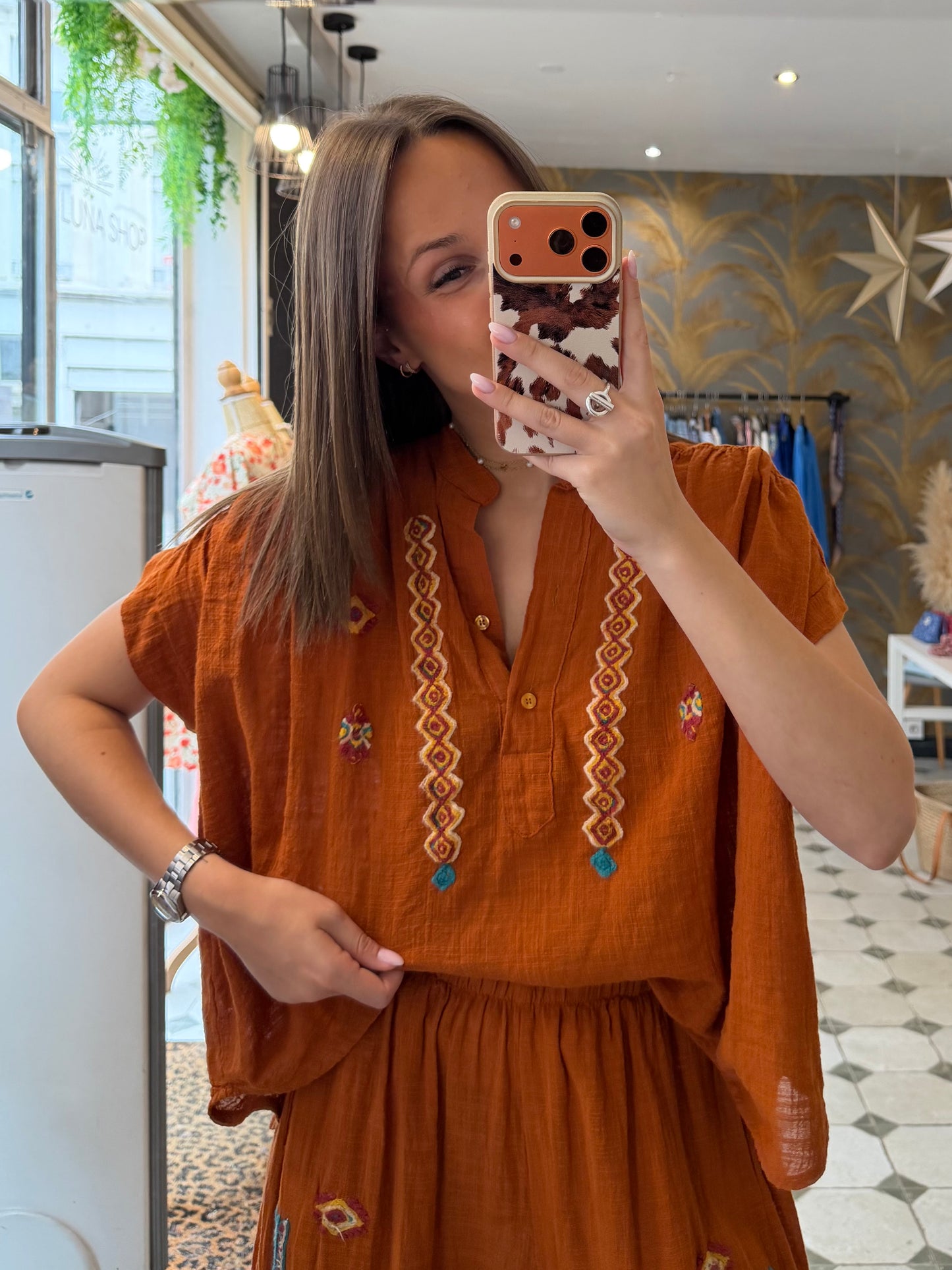Ensemble Mahé terracotta - Johanna Paris