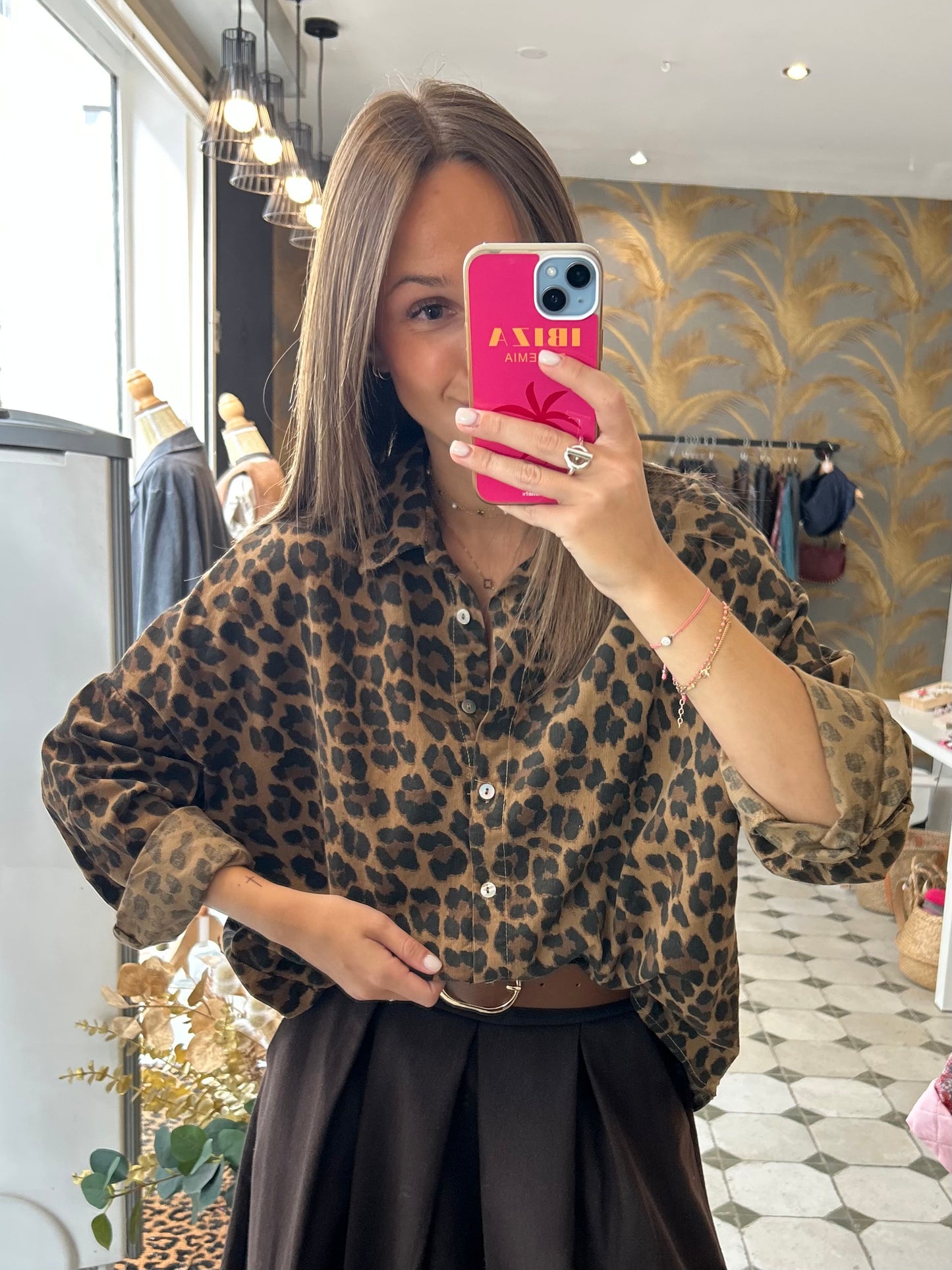 Chemise en velours Léo - Johanna Paris