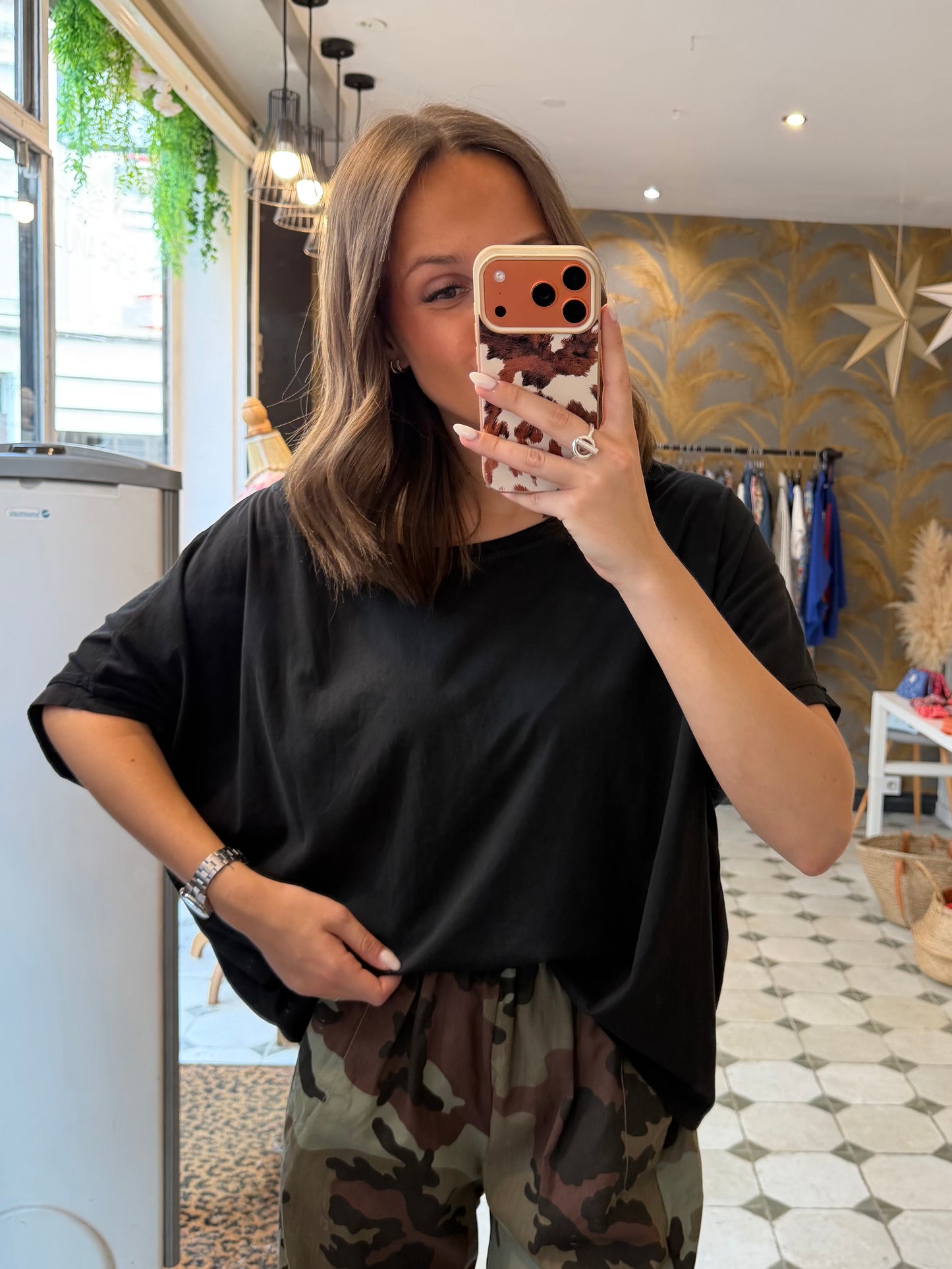 T-Shirt noir - Johanna Paris
