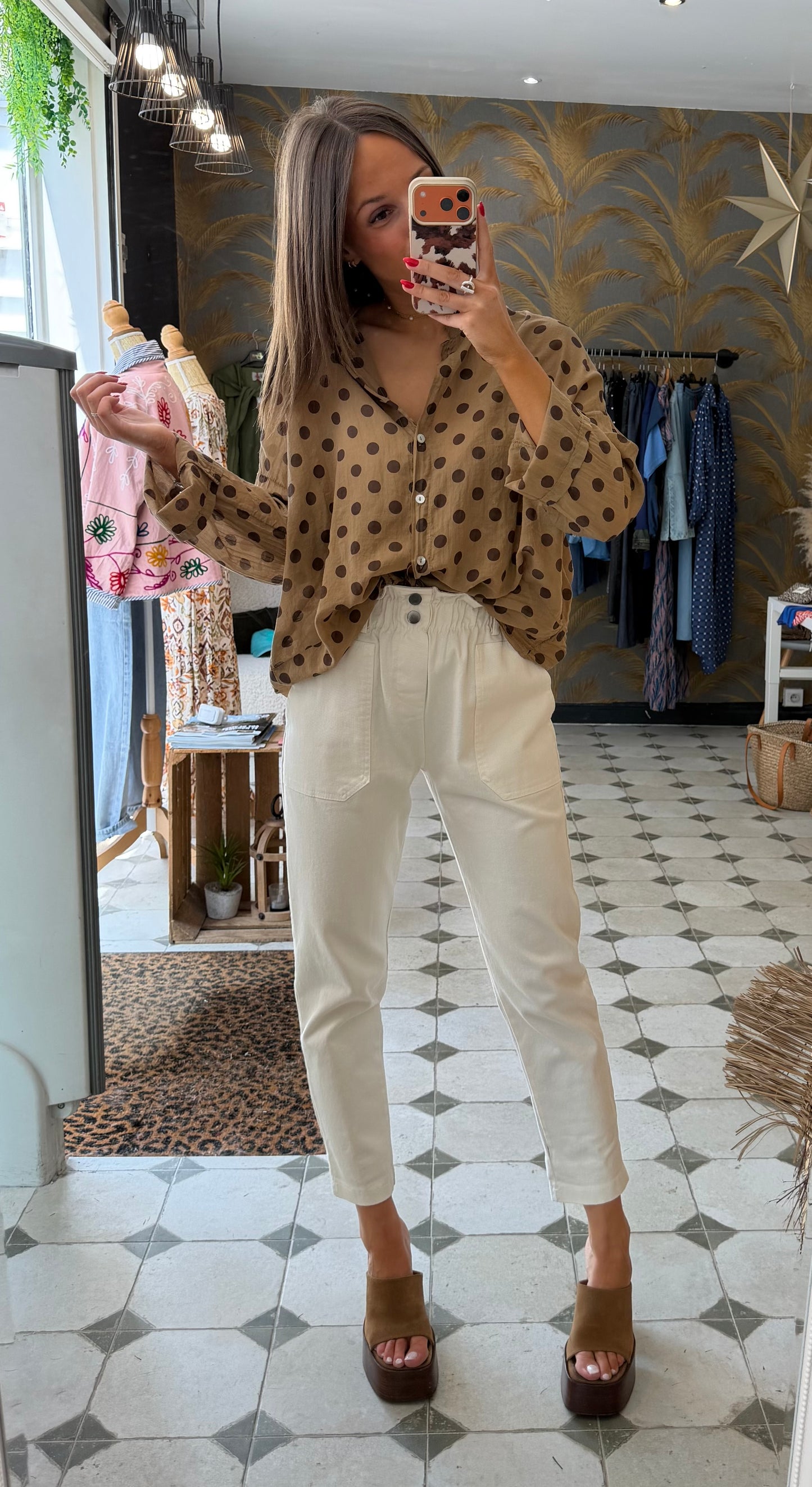 Chemise à pois - Johanna Paris