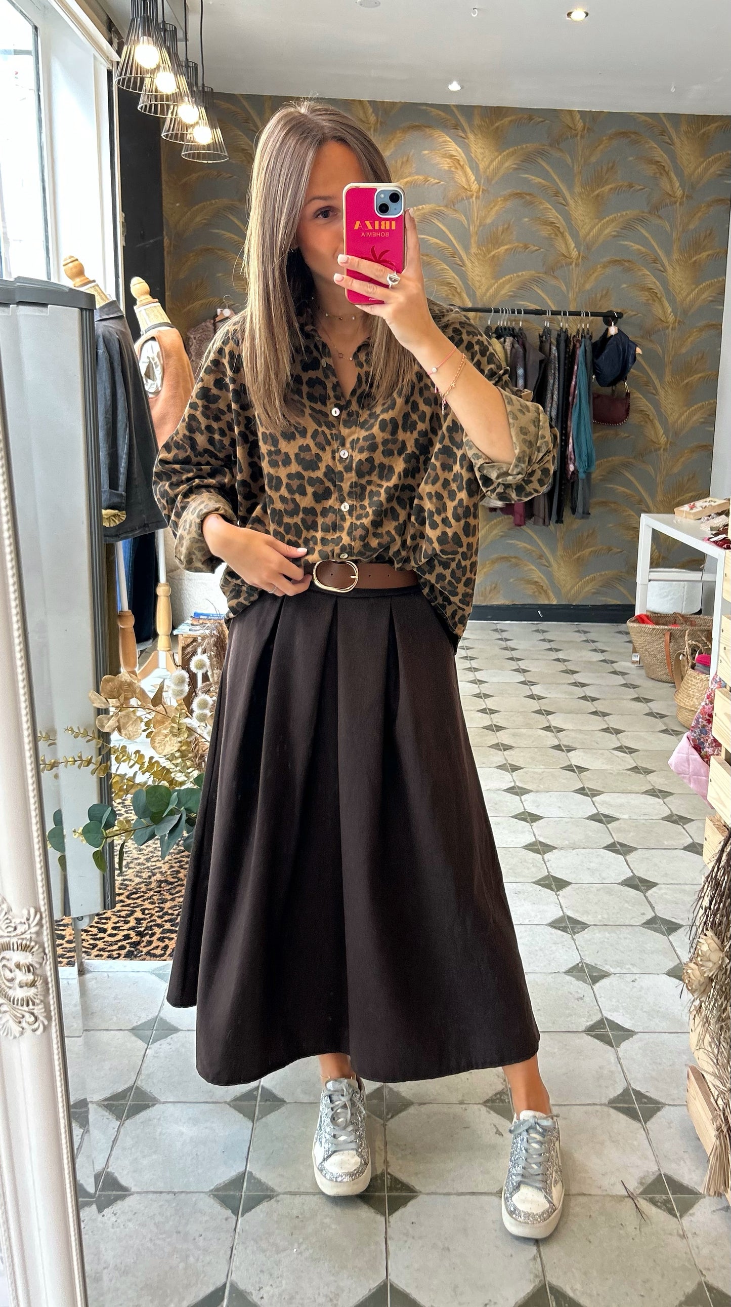 Chemise en velours Léo - Johanna Paris