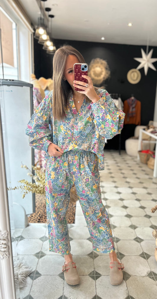 Pantalon Liberty bleu - Johanna Paris