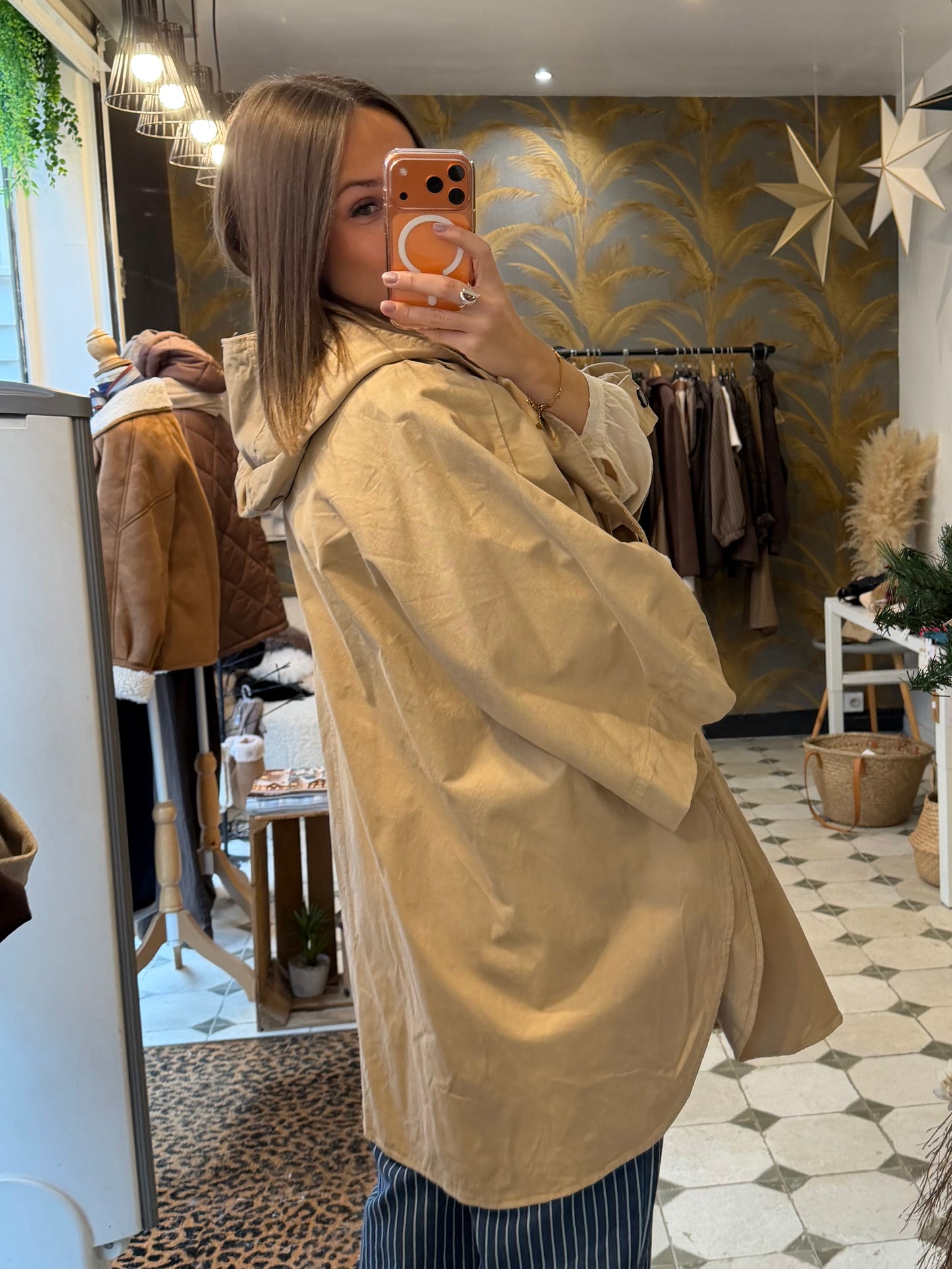 Caban Voltaire beige - Johanna Paris