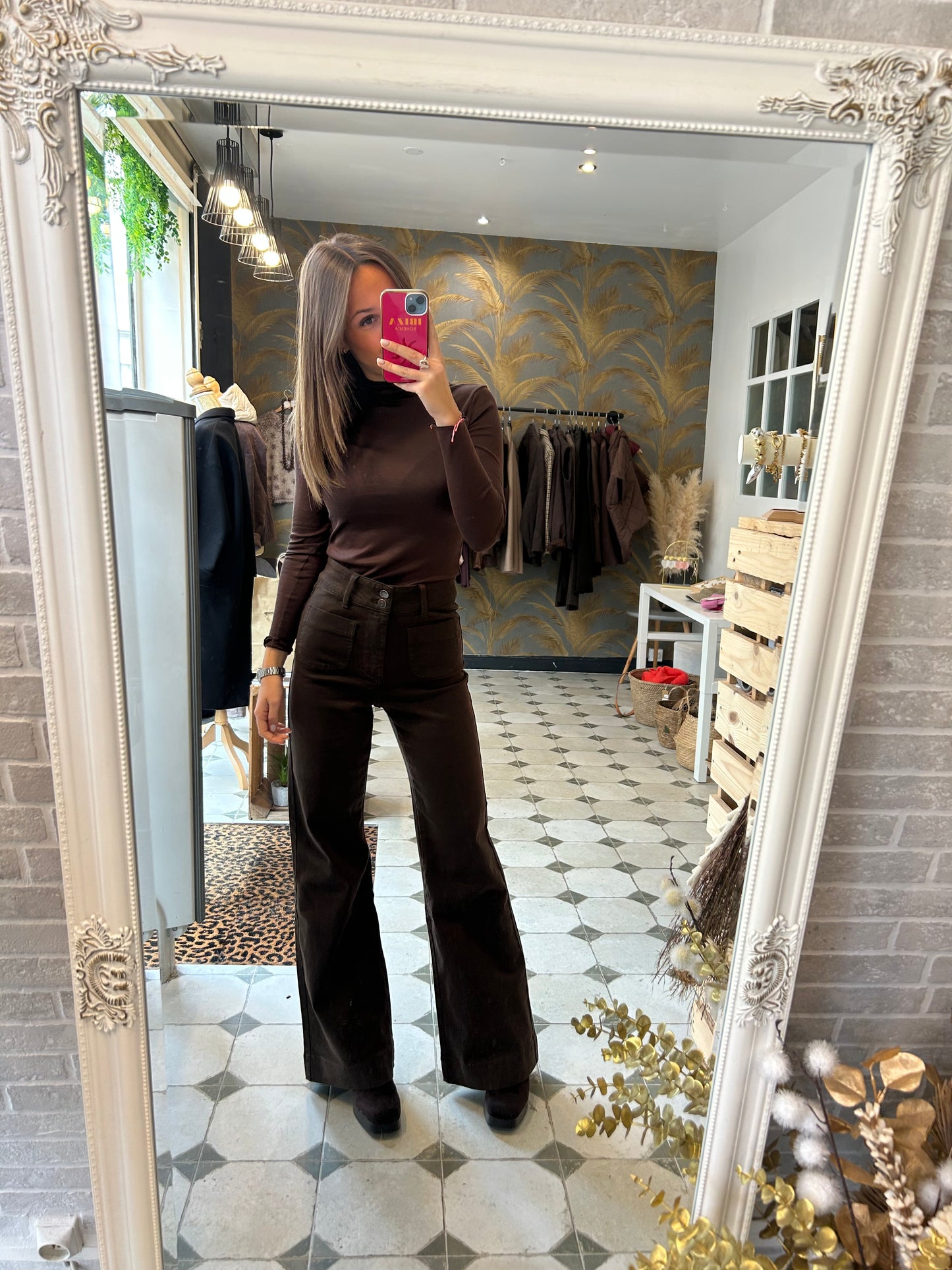 Col roulé fin chocolat