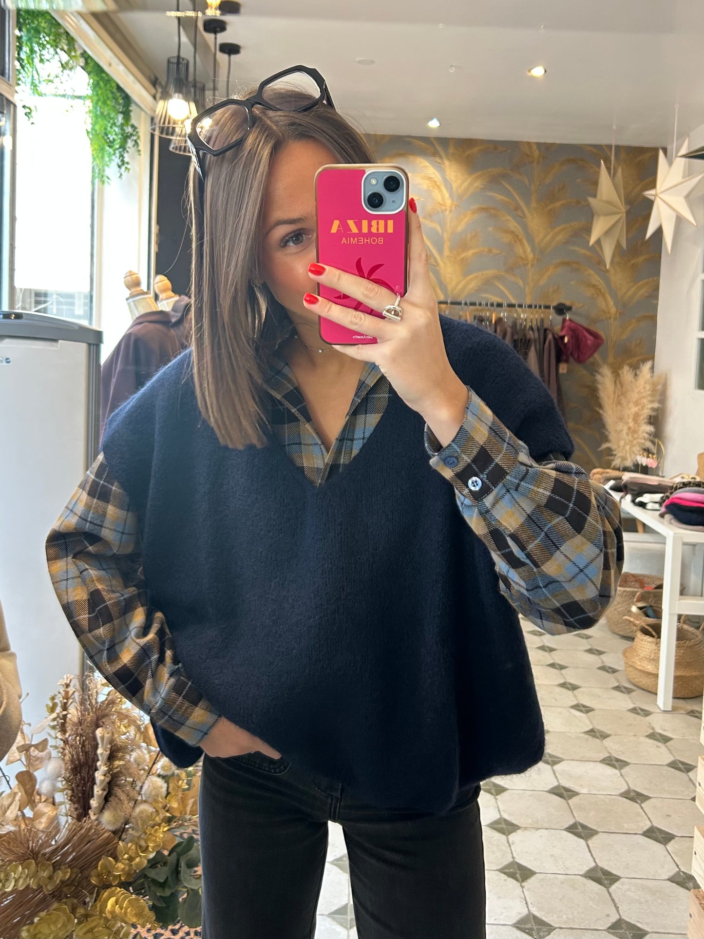 Pull Edgar bleu marine