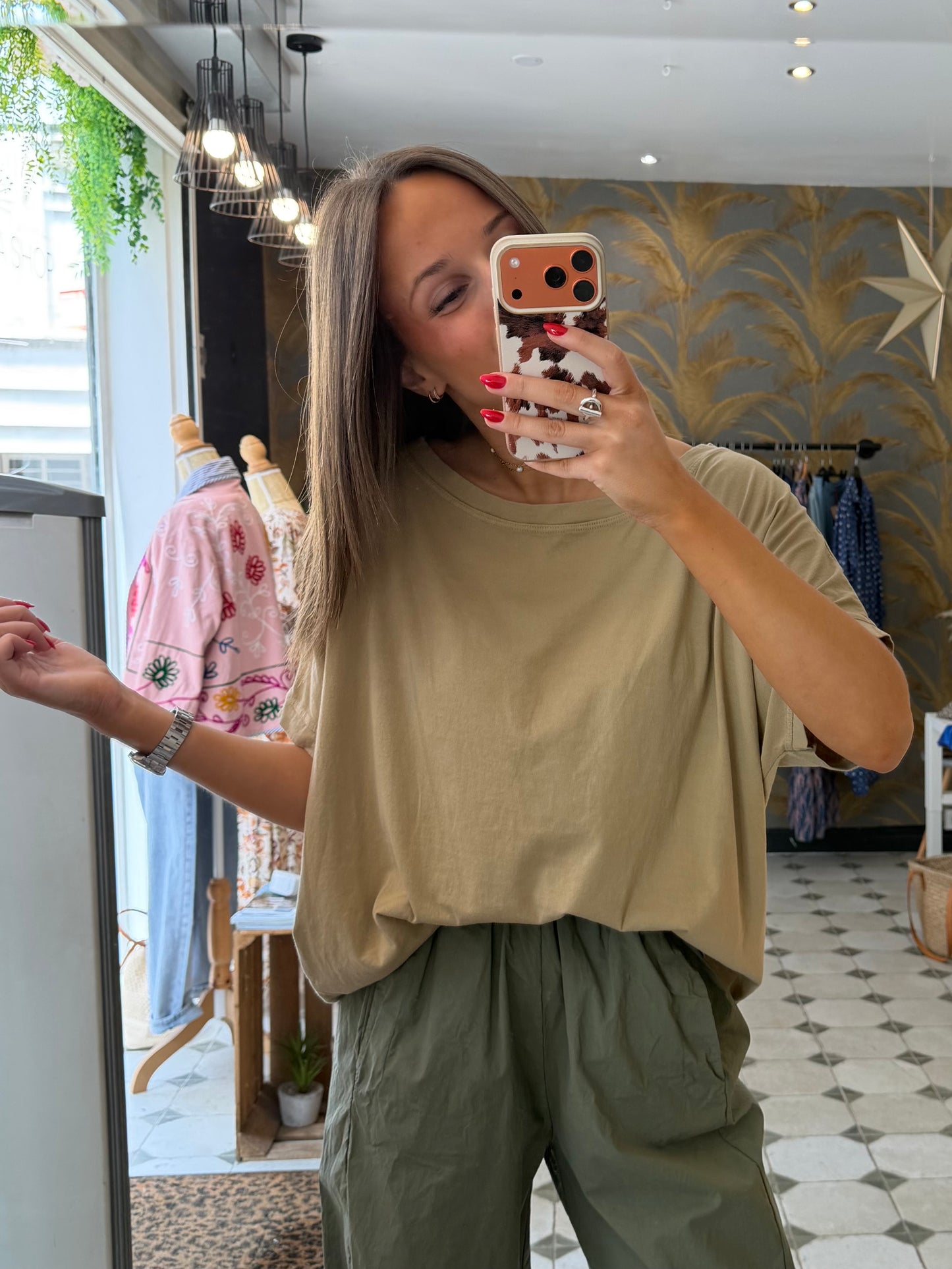T-Shirt camel - Johanna Paris