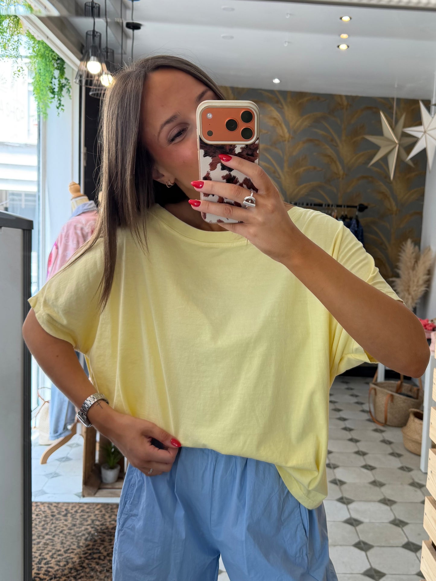 T-Shirt jaune pâle - Johanna Paris