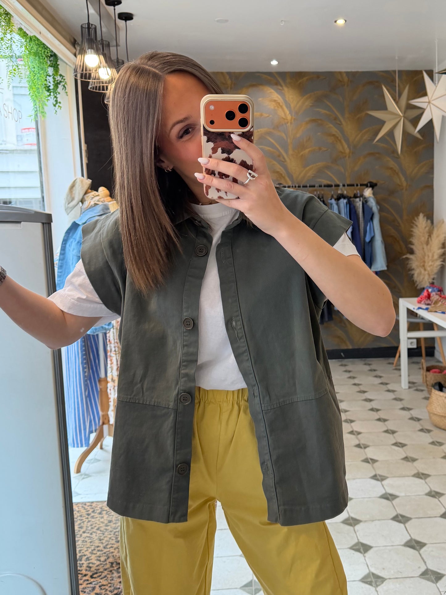 Veste Sacha sans manches- Johanna Paris