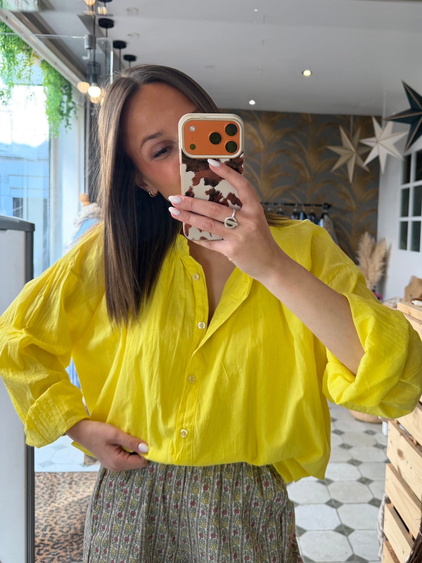 Chemise Clem jaune - Johanna Paris