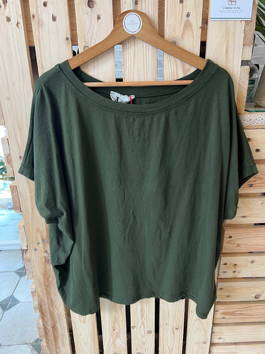 T-Shirt  kaki foncé  - Johanna Paris