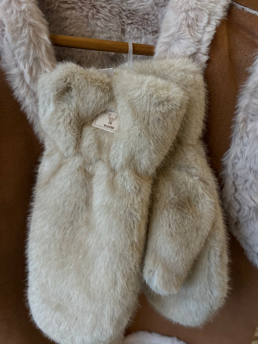 Moufles beige