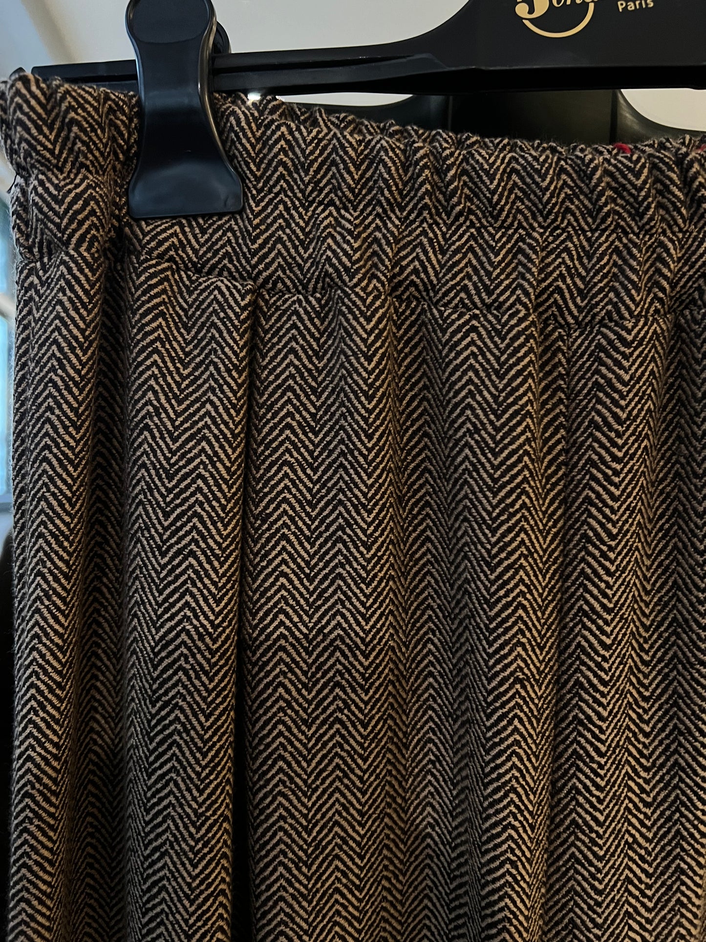 Pantalon  jambes larges à chevrons Johanna Paris