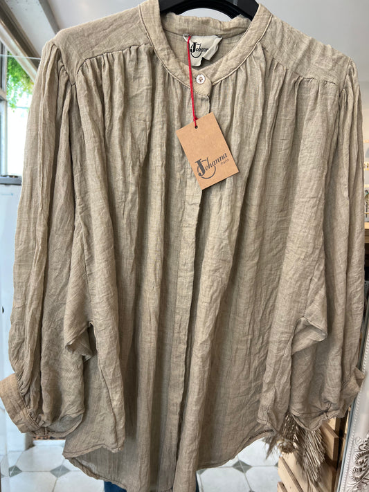 Chemise Bérénice beige - Johanna Paris